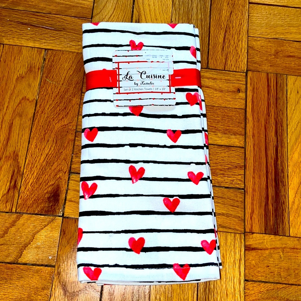 ✨La Cuisine by Kassatex kitchen towels (set of 2)
